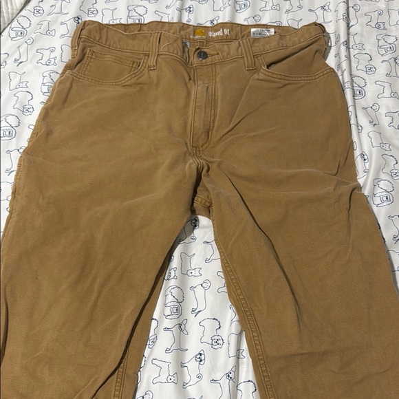Carhartt Other - Carhartt Tan Relaxed Jeans Durable Workwear